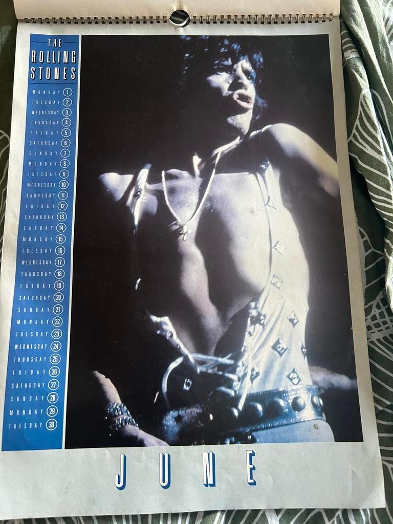 jaarkalender 1987, Ophalen, Maandkalender, Gebruikt