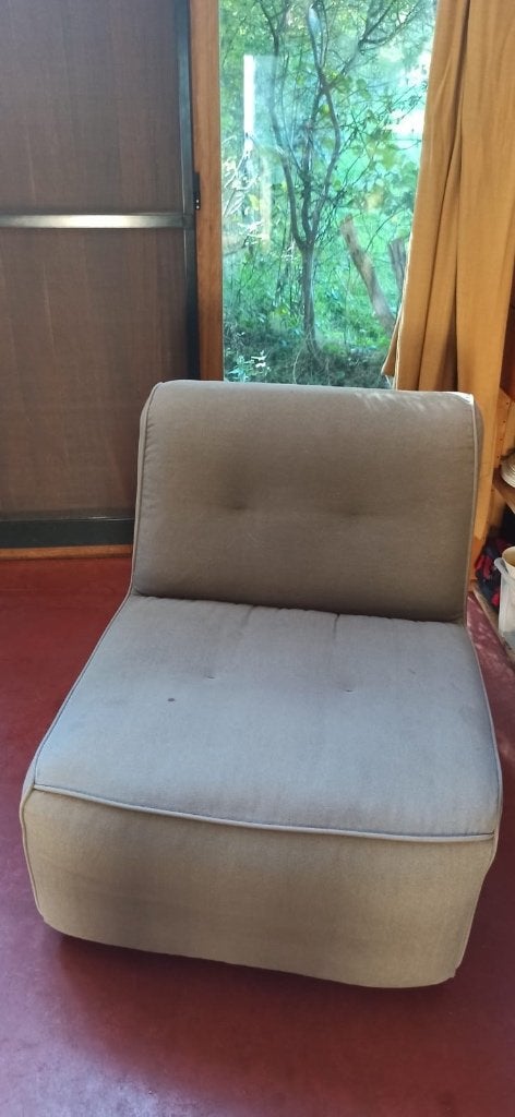 Luie stoel, Ophalen, Gebruikt, 75 tot 100 cm, Stof