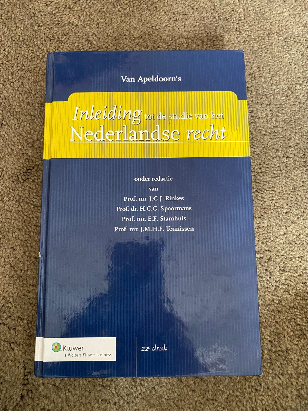 Inleiding tot de studie van het Nederlandse recht, Boeken, Ophalen of Verzenden, Gamma, Zo goed als nieuw, WO