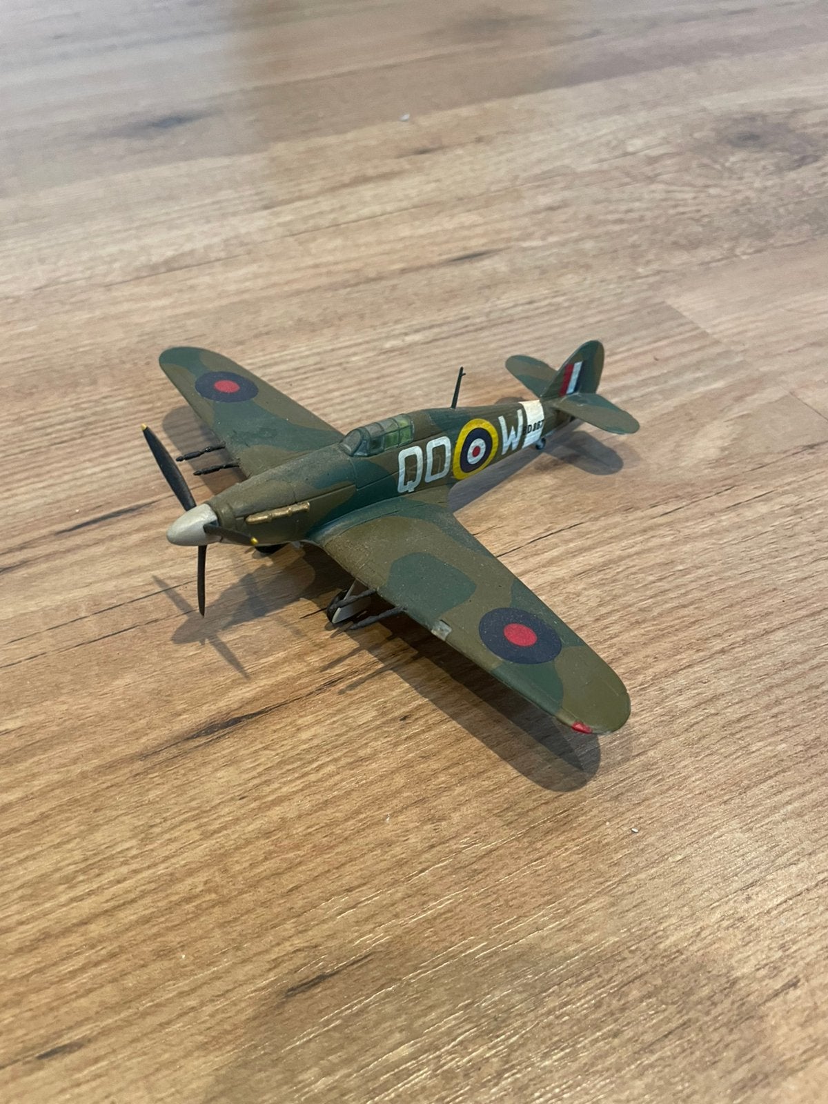 1/72 Hawker Hurricane MK. 2b schaalmodel Brits vliegtuig WW2, 1:72 tot 1:144, Gebruikt, Revell, Ophalen of Verzenden