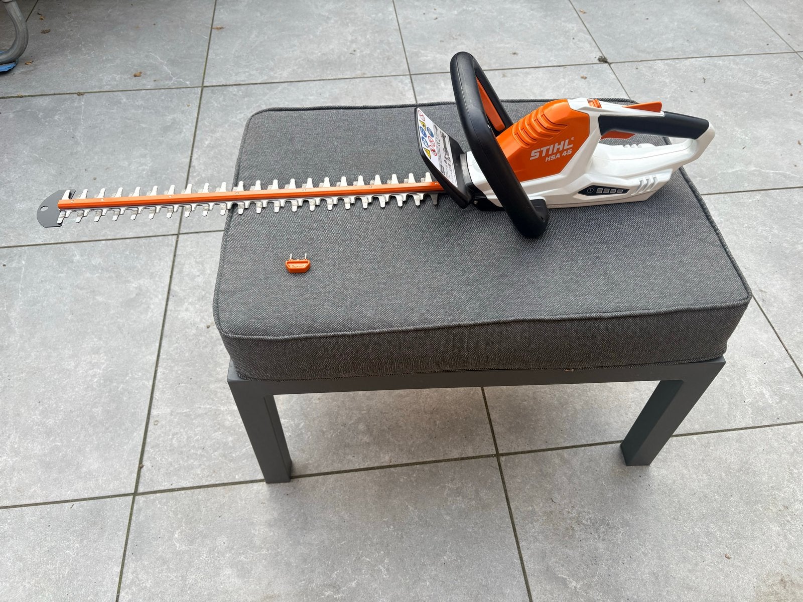 Stihl HSA 45 Accu Heggenschaar - Zo goed als nieuw, Ophalen, Zo goed als nieuw, Accu