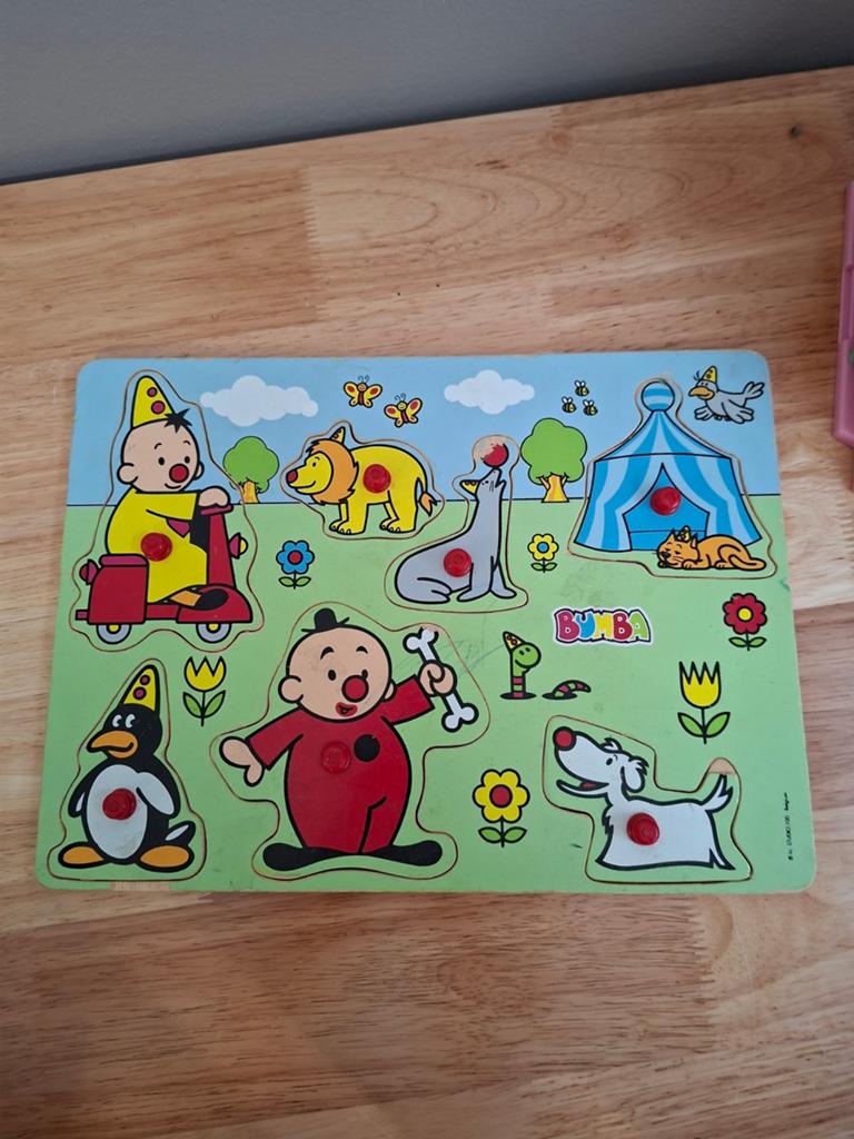 Bumba houten puzzel voor kinderen, Kinderen en Baby's, Speelgoed | Kinderpuzzels, Ophalen, 2 tot 4 jaar, Gebruikt, Van hout
