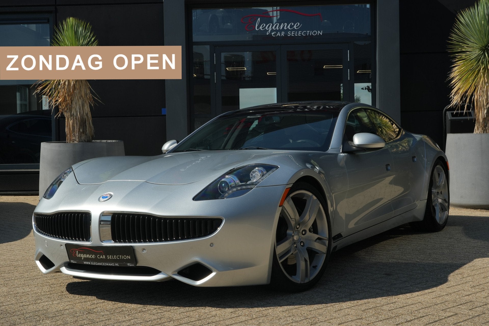 Fisker KARMA 2.0 EcoChic | 408PK | Hybride | 22" | Keyless |, Auto's, Automaat, Achterwielaandrijving, Gebruikt, Zwart