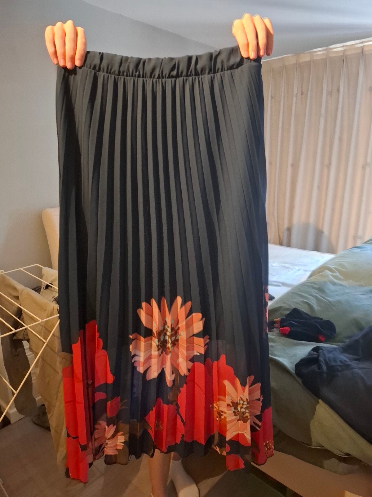 Lange Plissé  rok charms  mt XXL, Kleding | Dames, Rokken, Blauw, Maat 46/48 (XL) of groter, Ophalen of Verzenden, Onder de knie