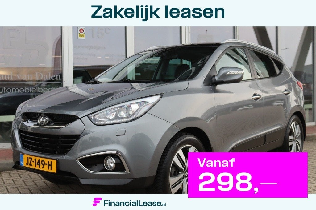 Hyundai ix35 2.0i 166PK AUTOMAAT i-CATCHER Panodak | Trekhaa, Euro 5, Gebruikt, Zwart, 4 cilinders