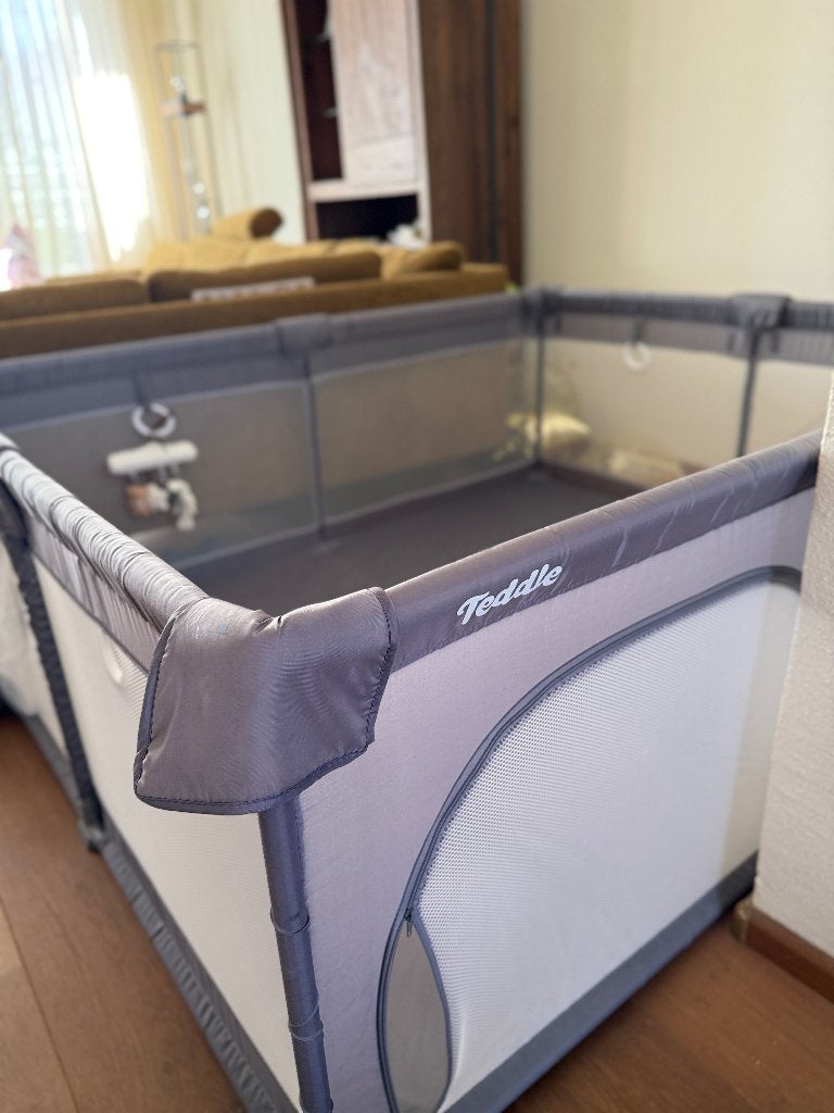 Teddle Grondbox XL speelruimte baby, Kinderen en Baby's, Boxen, Ophalen of Verzenden, Zo goed als nieuw, Rechthoekig