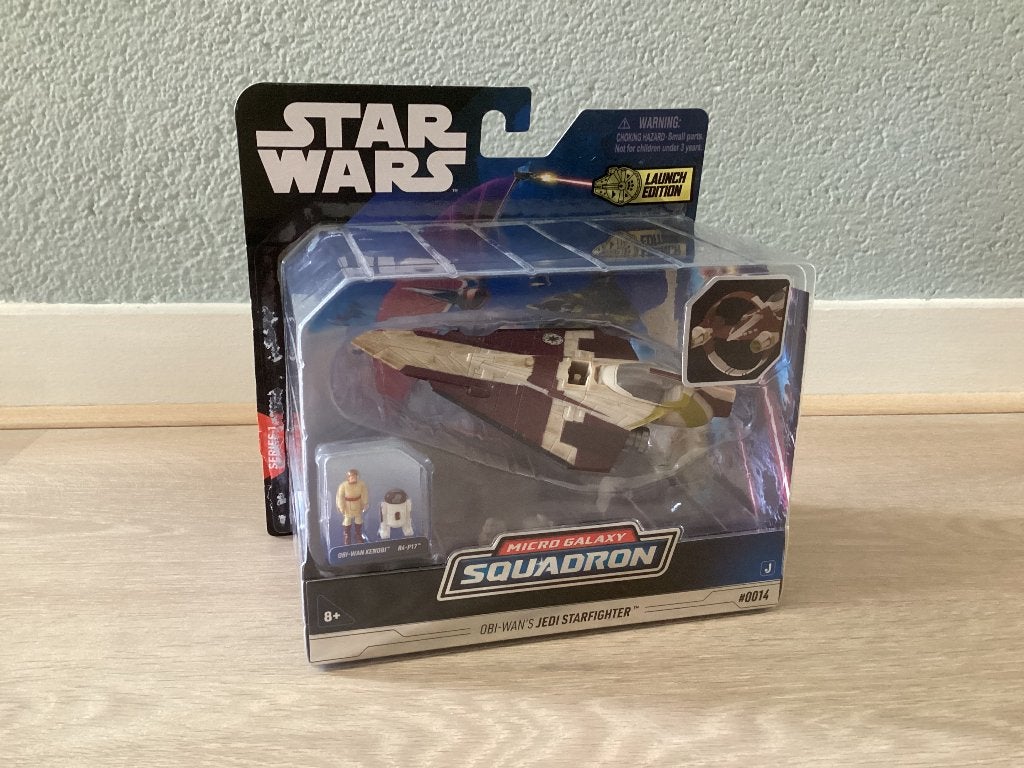 Star Wars Micro Galaxy Squadron Obi-Wan's Jedi Starfighter, Verzamelen, Ophalen of Verzenden, Zo goed als nieuw, Overige typen