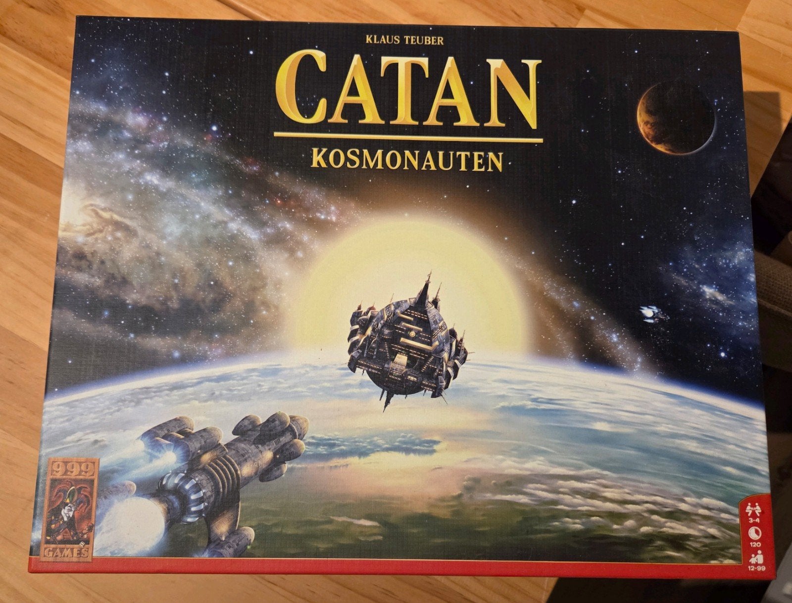 Catan: Kosmonauten - Ruimte-avontuur van 999 Games, Hobby en Vrije tijd, Drie of vier spelers, Ophalen of Verzenden, Zo goed als nieuw