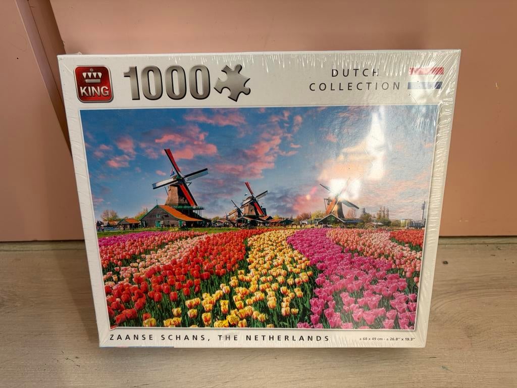 Puzzel Zaanse schans, Hobby en Vrije tijd, Ophalen of Verzenden, 500 t/m 1500 stukjes, Zo goed als nieuw