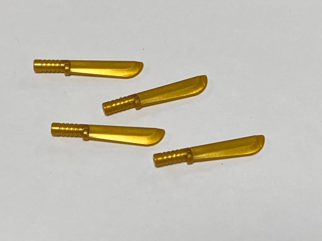 Nieuwe Lego partij 4x nieuwe gouden machetes, Overige thema's, Lego, Nieuw, Ophalen of Verzenden