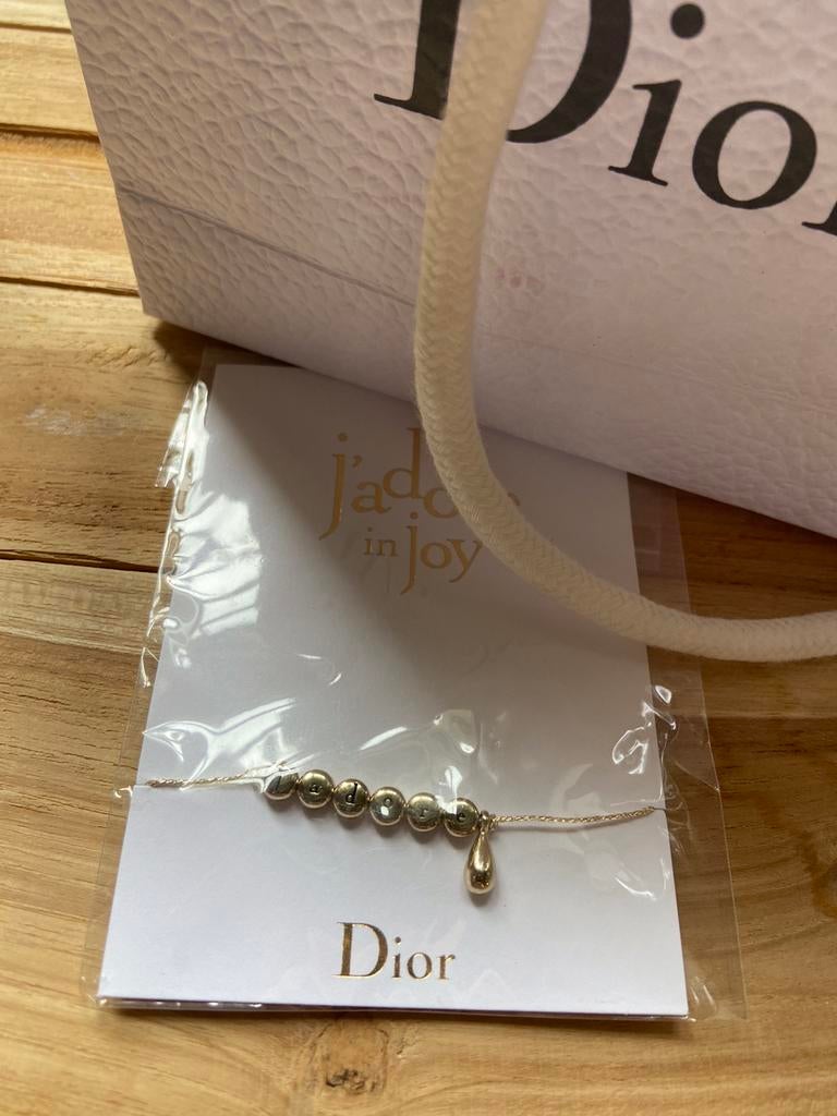 Dior j’adore in joy gouden armbandjes nieuw, Overige materialen, Nieuw, Ophalen of Verzenden, Met bedels of kralen