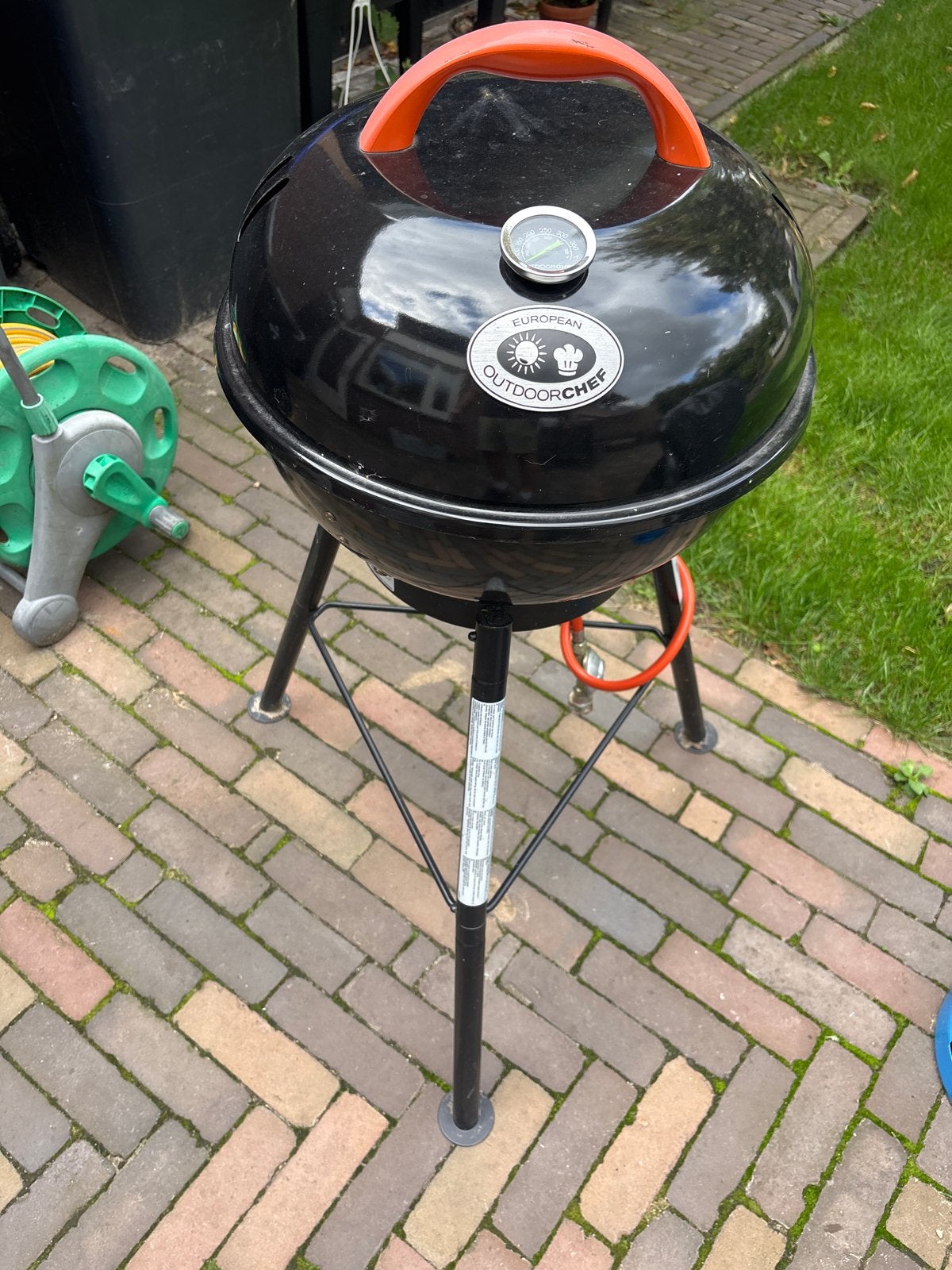 Compacte Outdoorchef gasbarbecue met thermometer, Tuin en Terras, Ophalen, Gebruikt