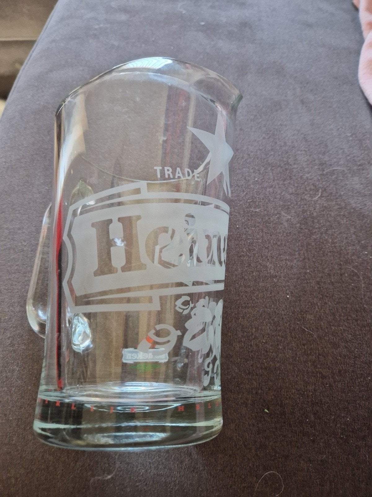 Heineken pitcher, Ophalen, Bierglas
