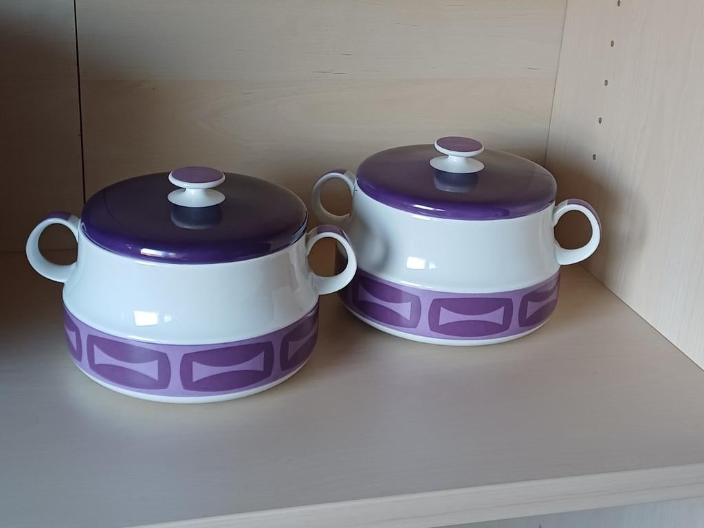 Schonwald dekschaal retro 2x, Ophalen, Zo goed als nieuw, Overige materialen