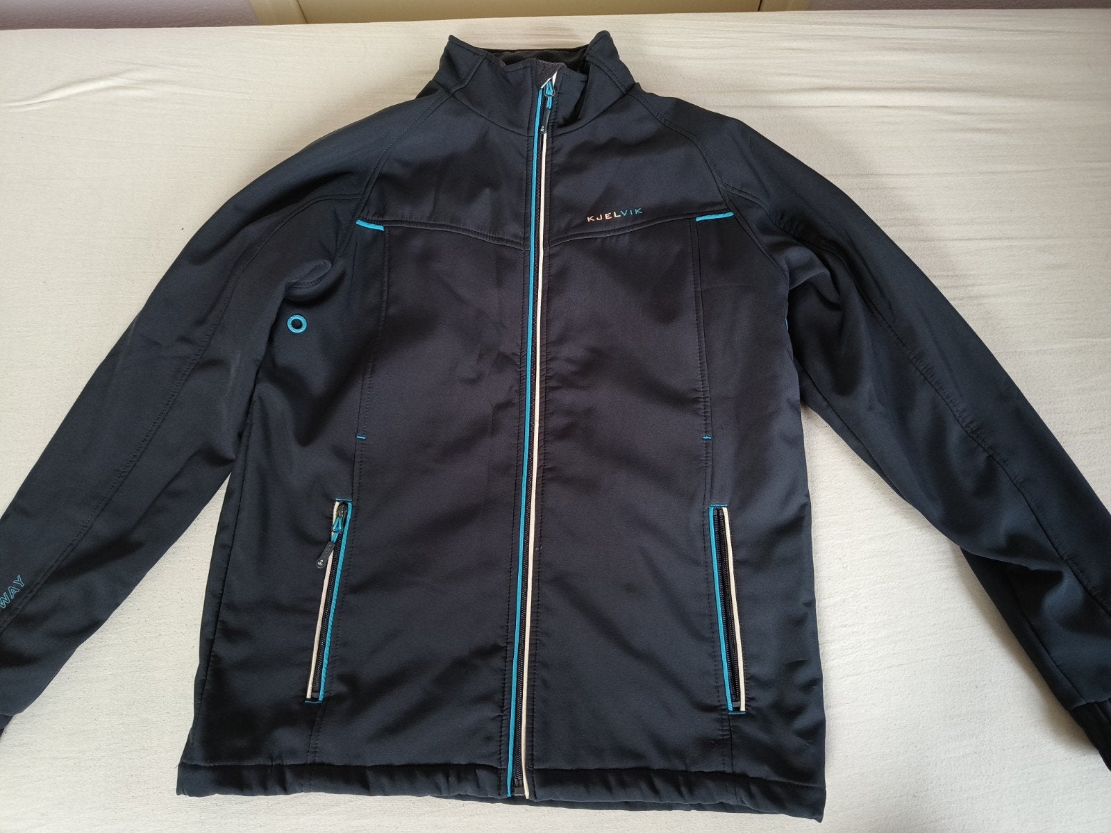 Kjelvik, mooie donker blauwe tussenjas, Kleding | Heren, Ophalen of Verzenden