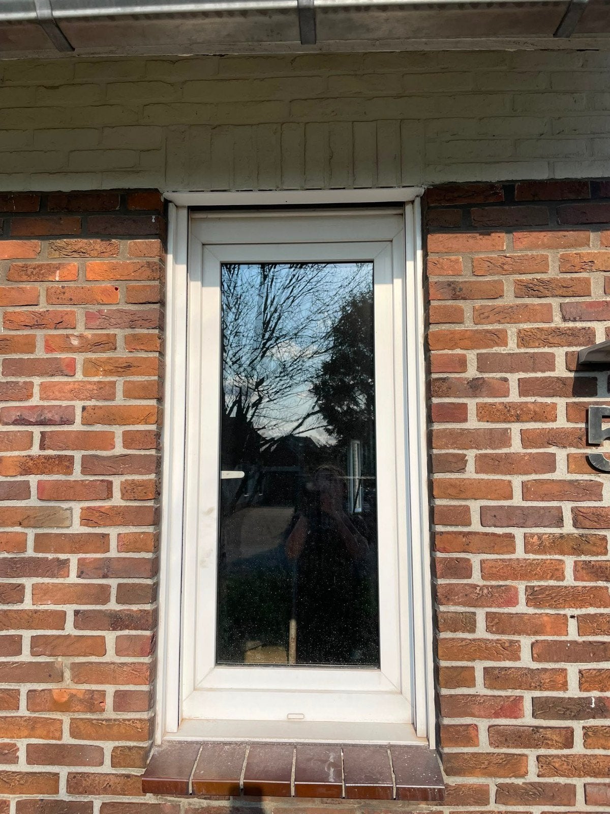PVC raam 670x1350, Doe-het-zelf en Verbouw, Glas en Ramen, Ophalen, Gevelraam of Ruit, Gebruikt, Minder dan 80 cm