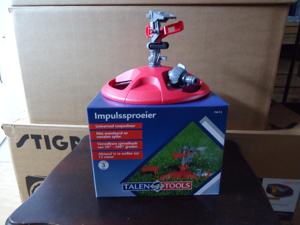 10 tuinsproeiers, nieuw in doos., Ophalen, Nieuw, Cirkelsproeier