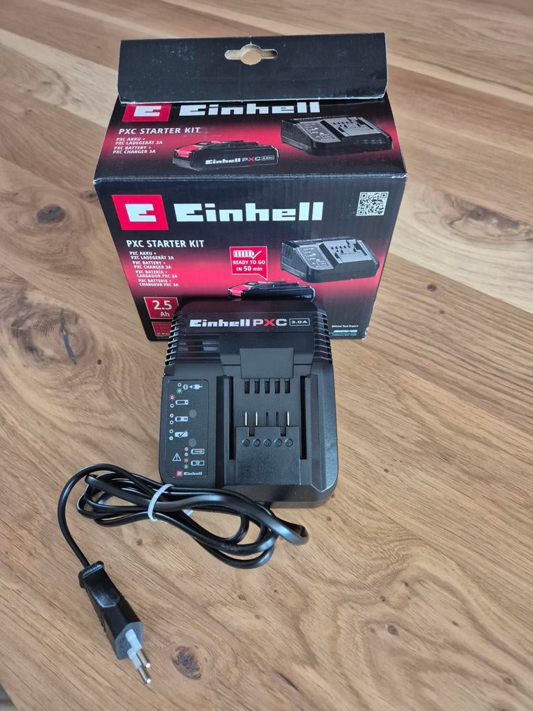 NIEUW! Einhell PXC acculader 3.0A, Ophalen of Verzenden, Nieuw