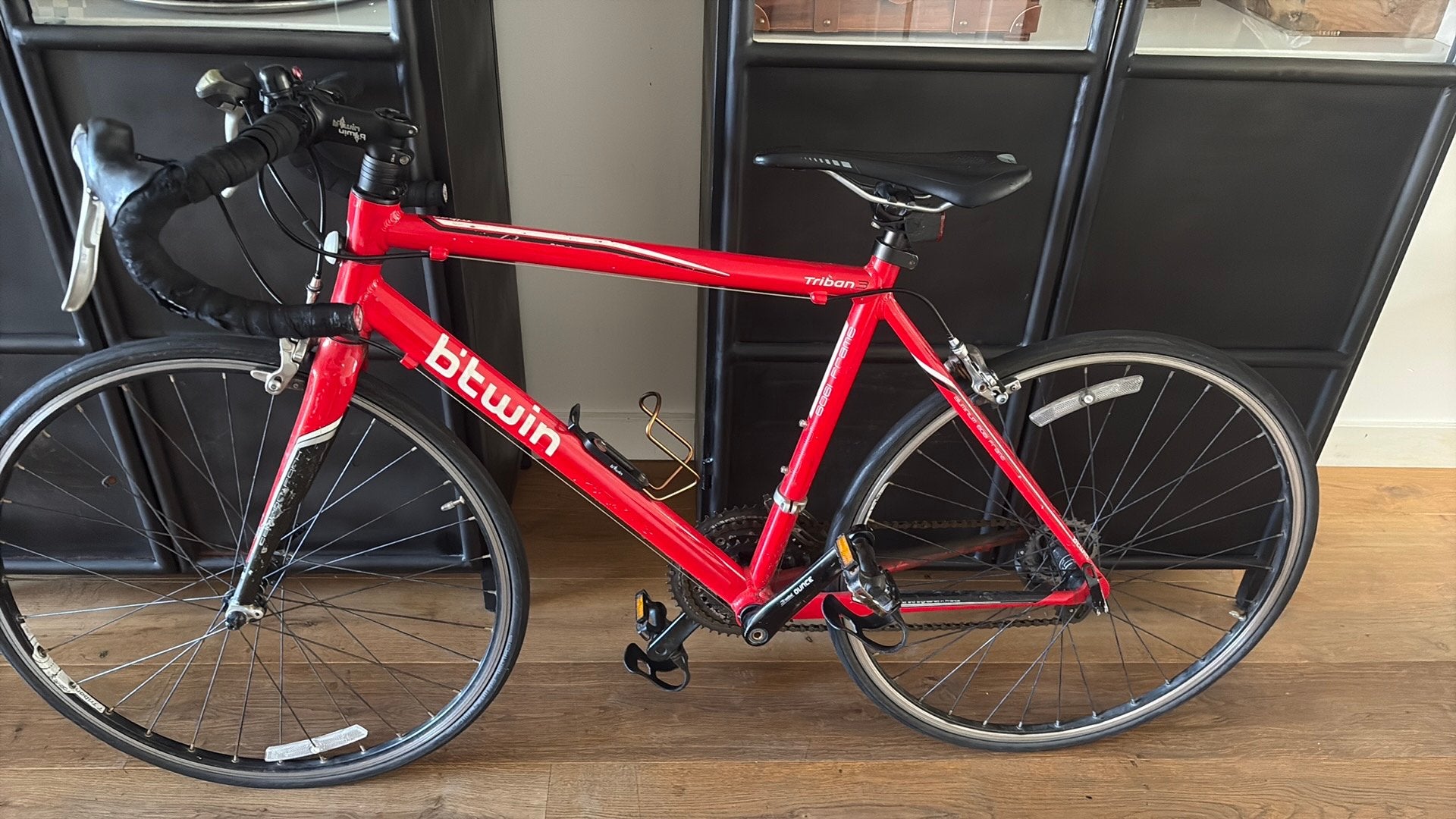 Btwin 26 inch racefiets, Fietsen en Brommers, 26 inch, Velgrem, Aluminium, Minder dan 49 cm
