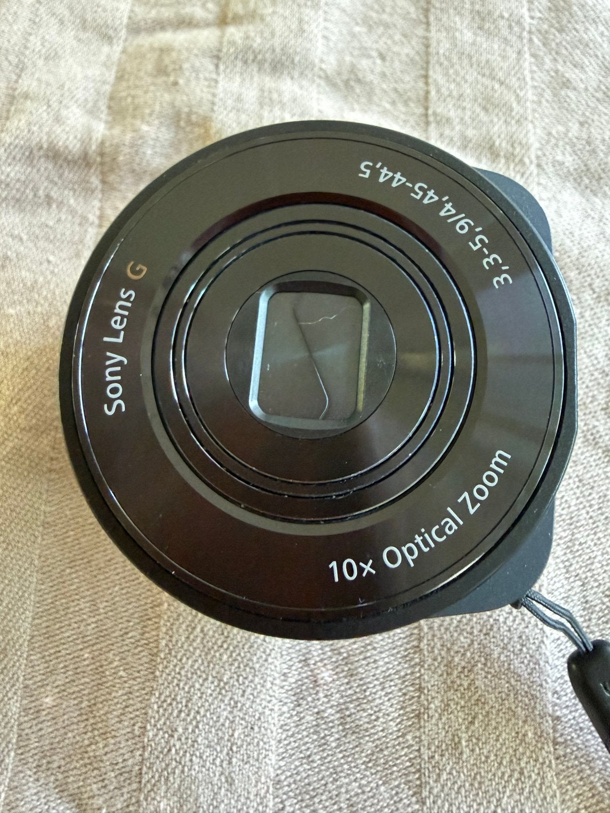 Sony Cyber-shot DSC-QX10 Compactcamera met 10x optische zoom, Gebruikt, Beeldstabilisatie, Ophalen of Verzenden, Compactcamera