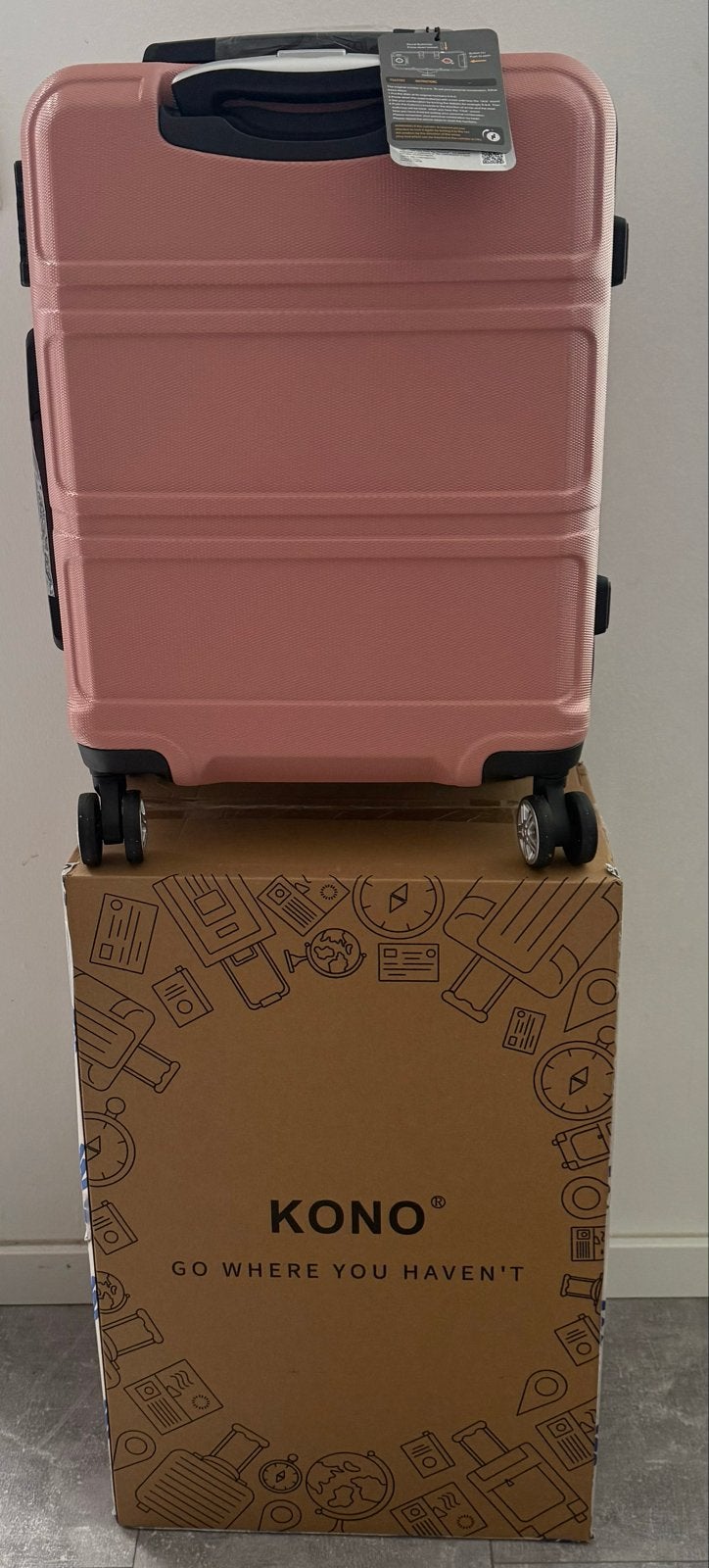 Nieuwe Kono handbagage, Hard kunststof, Minder dan 50 cm, Ophalen of Verzenden, Minder dan 35 cm