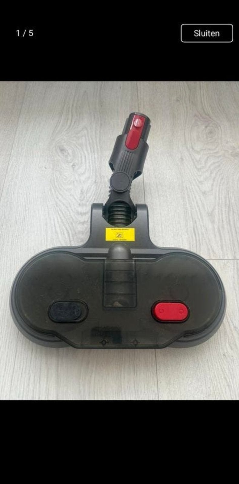 Dweilkopborstel  V7 V8 V10 V11 V15 Stofzuiger Met Watertank, Stofzak, Draadloos, Ophalen of Verzenden, Zo goed als nieuw