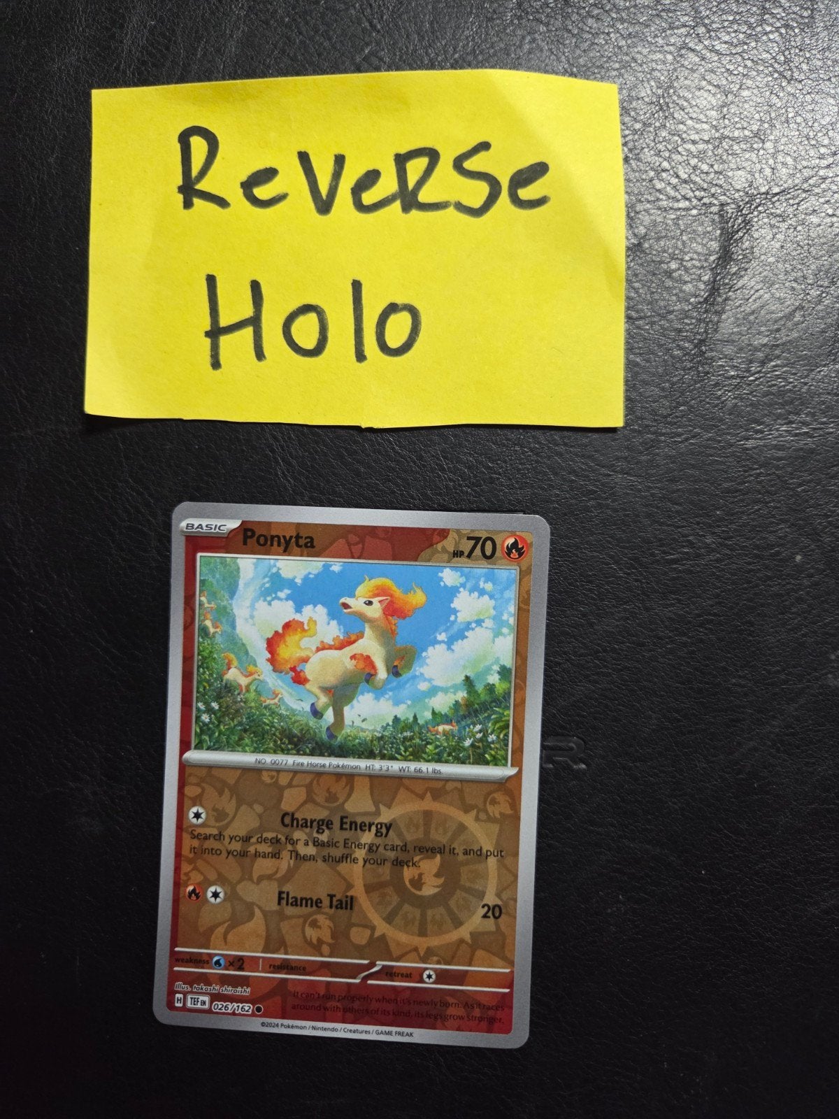 Ponyta 026/162 Temporal forces, Ophalen of Verzenden