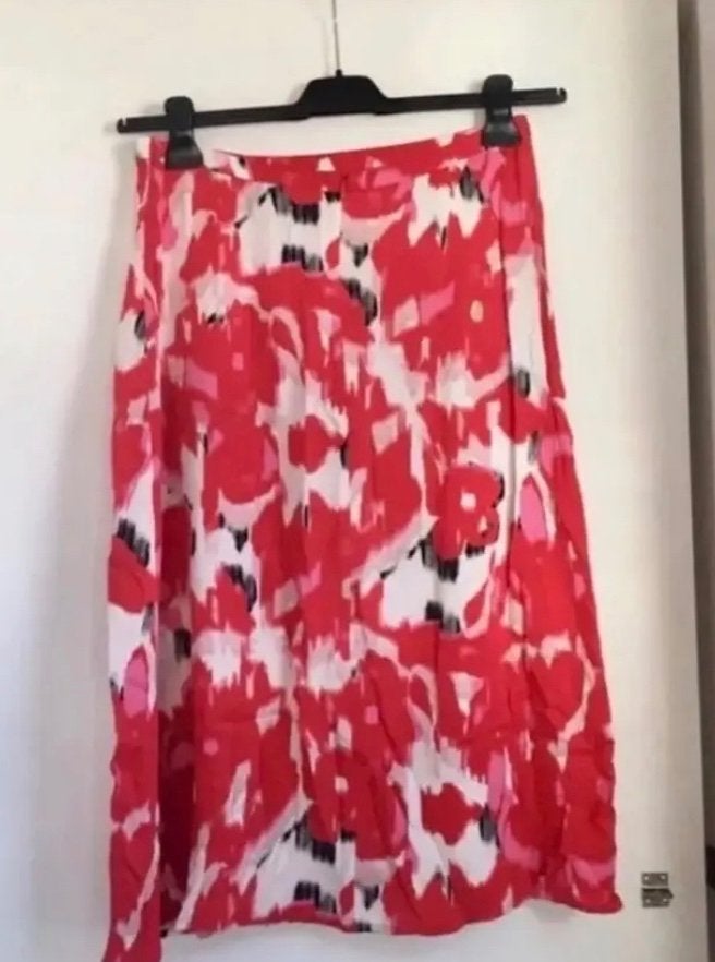Half lange rok fuchsia rood maat 38 / M, Kleding | Dames, Maat 38/40 (M), Ophalen of Verzenden, Zo goed als nieuw, Rood