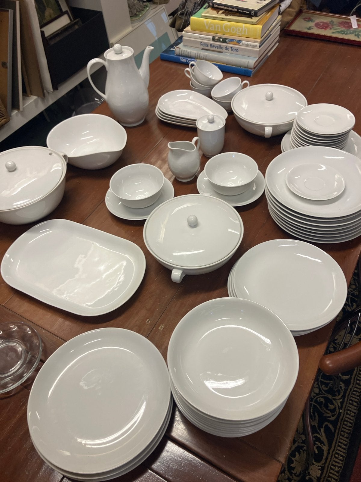 Mosa Select Servies - Uitgebreide Set Wit Porselein, Ophalen