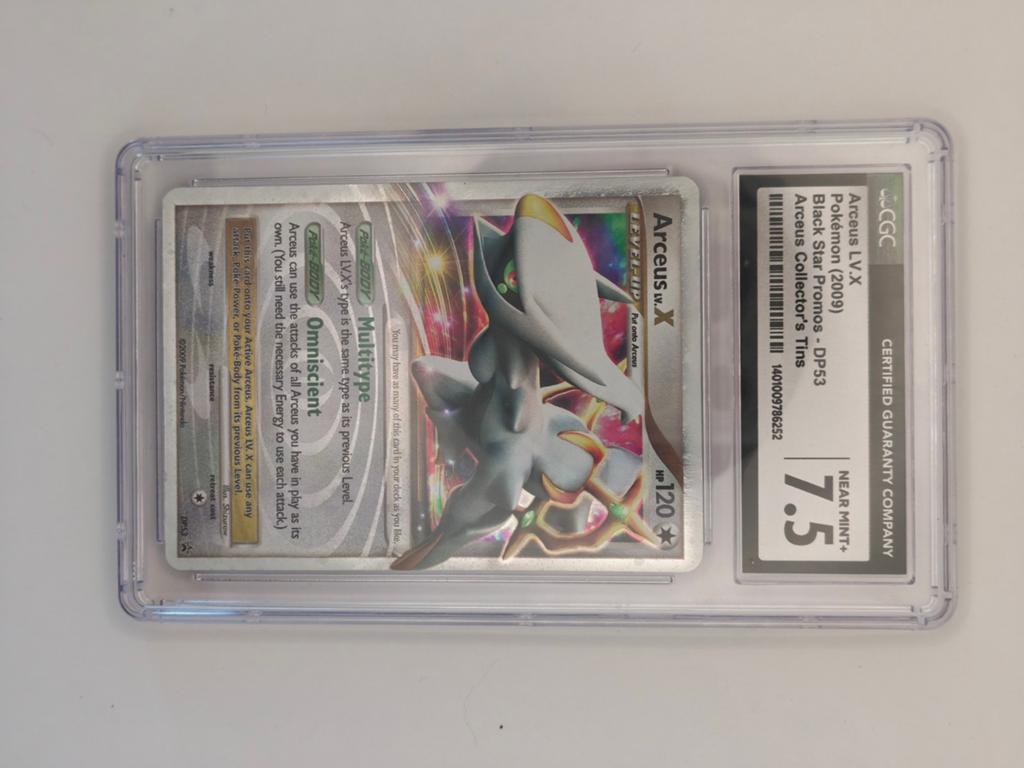 Arceus LV.X Pokémon Kaart (2009) CGC 7.5 Near Mint+, Hobby en Vrije tijd, Verzamelkaartspellen | Pokémon, Ophalen of Verzenden