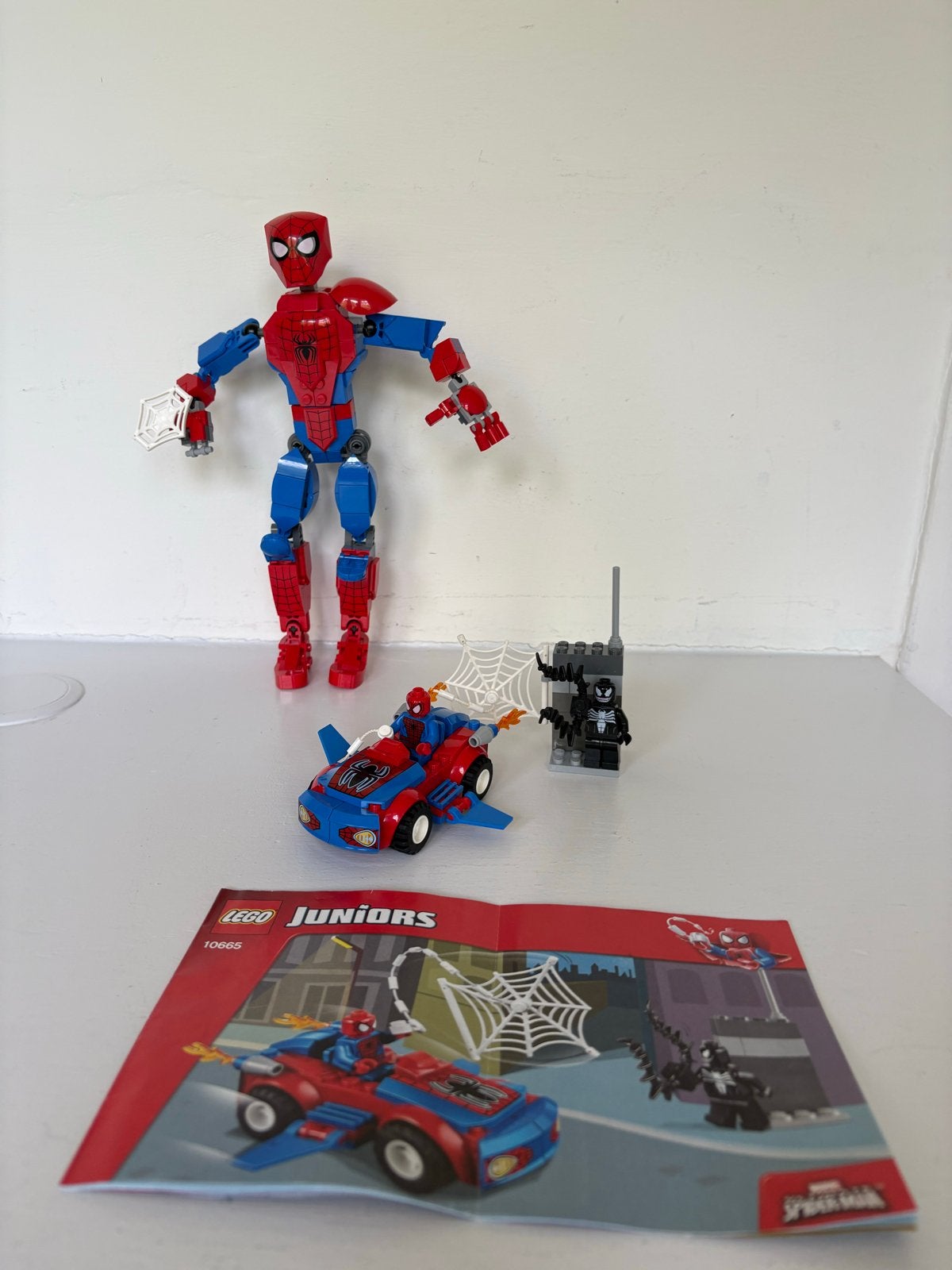 Lego Spider-Man vs. Venom set 10665 + extra spiderman, Marvel, Lego, Ophalen of Verzenden, Zo goed als nieuw