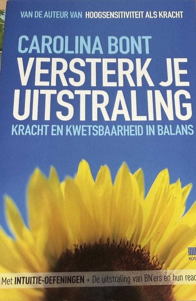 Caroline Bont Versterk je uitstraling, Ophalen of Verzenden, Zo goed als nieuw, Overige onderwerpen, Achtergrond en Informatie