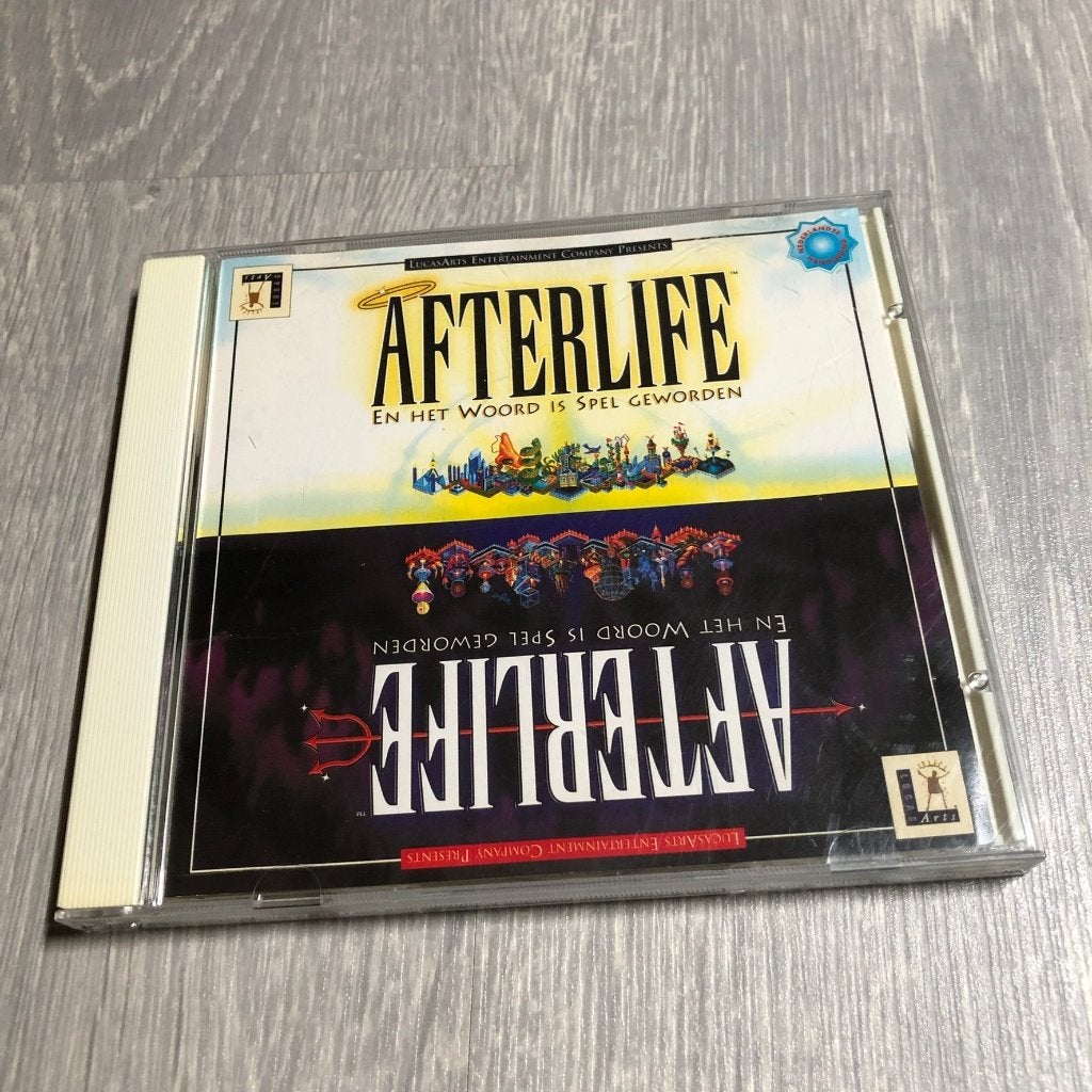 Vintage PC CD-ROM Game – Afterlife – Lucas Arts, Spelcomputers en Games, Games | Pc, Gebruikt, 1 speler, Ophalen of Verzenden