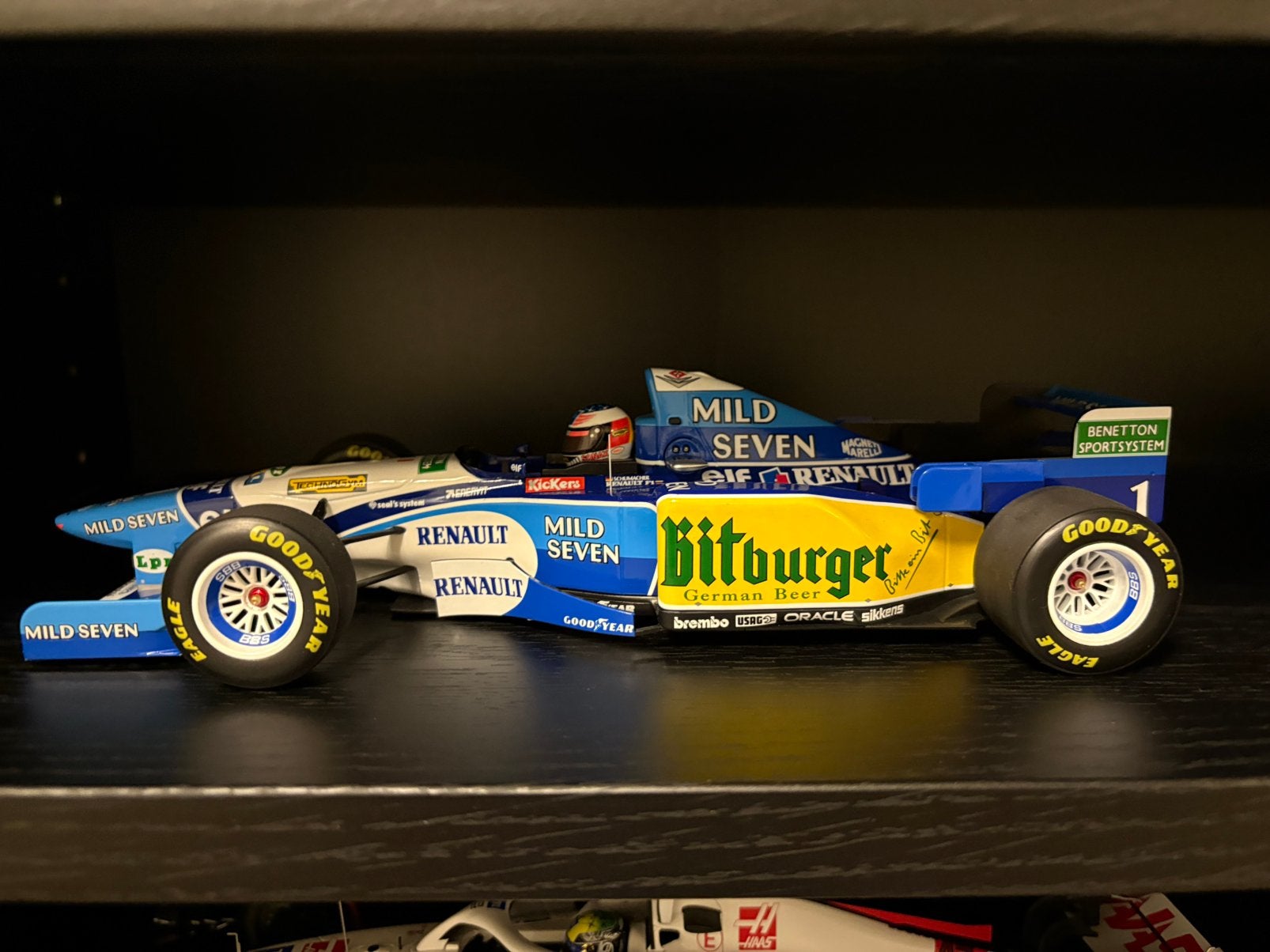 Minichamps Michael Schumacher Benetton 1:18, Hobby en Vrije tijd, Modelauto's | 1:18, Ophalen, Nieuw, Auto, MiniChamps