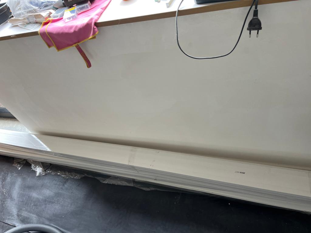 15 x Vochtwerende MDF plinten 12x119x2440 mm, Ophalen, Zo goed als nieuw, Mdf, 200 tot 250 cm