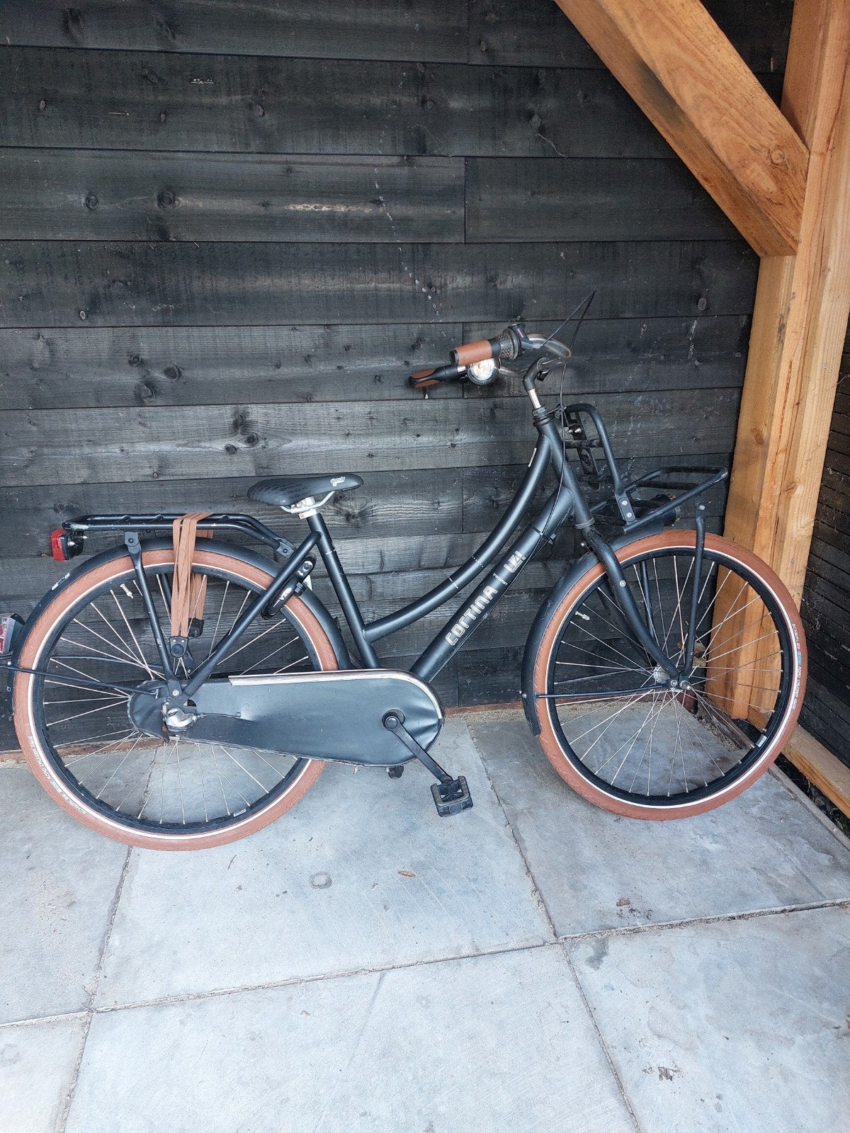 Cortina 26" fiets met 3 versnellingen en terugtraprem, Overige merken, Terugtraprem, Gebruikt, Versnellingen