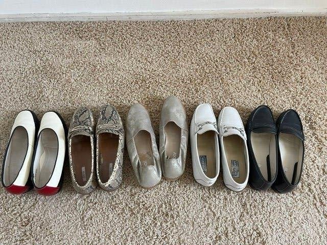 Diverse damesschoenen mt 37 o.a. Geox, als nieuw, Ophalen, Overige kleuren, Instappers, Gabor