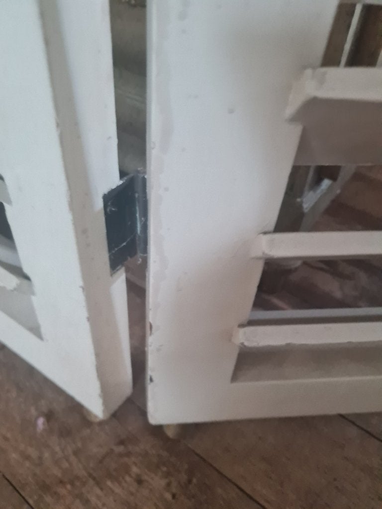 Zeer oude louvre luiken als roomdivider kamerscherm, Ophalen, Heikant 21 Kaatsheuvel, Belle Vieille Brocante, Zo goed als nieuw