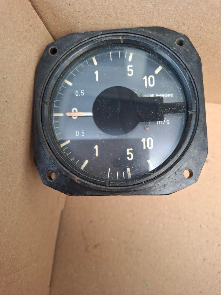 Vintage DIESE Heidelberg Anemometer m/s, Antiek en Kunst, Ophalen of Verzenden