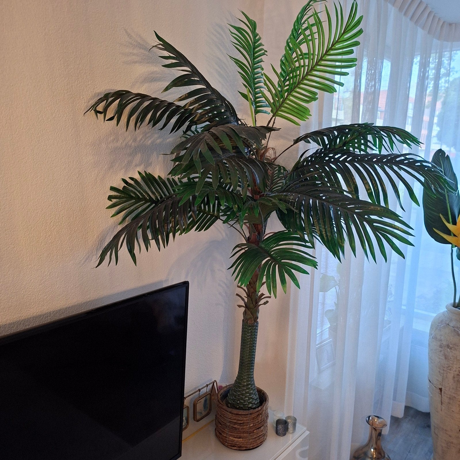 Palmboom kunstboom, Ophalen