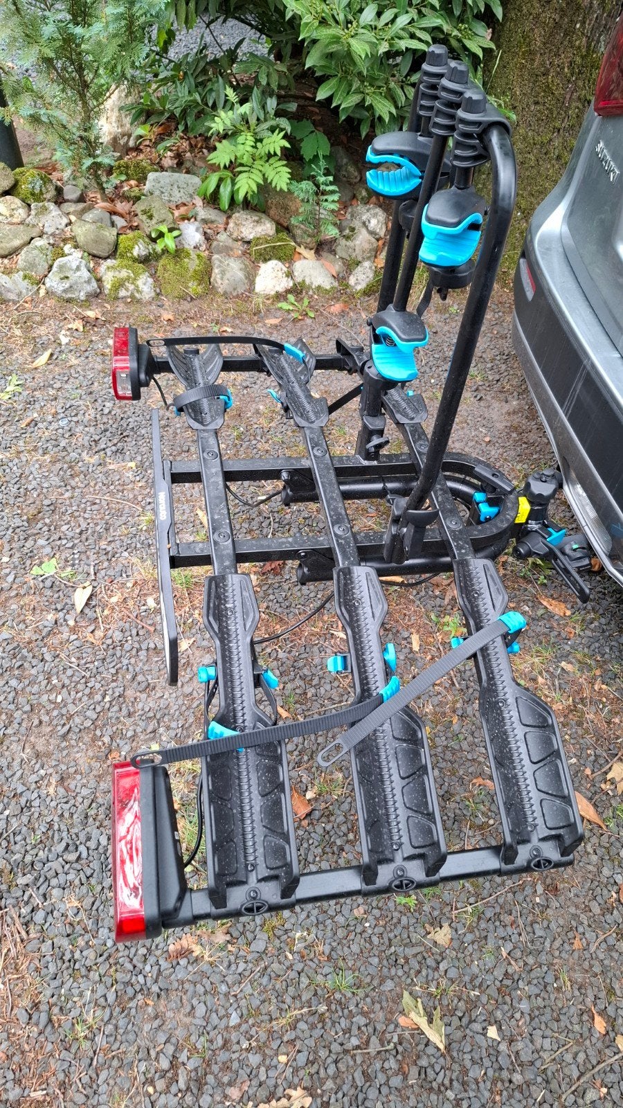 Trekhaak fietsendrager, Ophalen, Trekhaakdrager