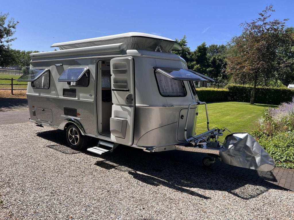 Eriba Touring 542 *Luifel*Fietsendr*V-bed*, Caravans en Kamperen, Caravans, Bedrijf, Treinzit, Overige typen, 4 tot 5 meter