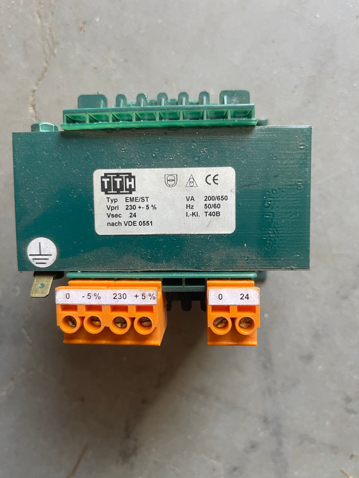 TTH EME/ST Transformator 230V naar 24V, 200/650 VA, Ophalen of Verzenden, Zo goed als nieuw
