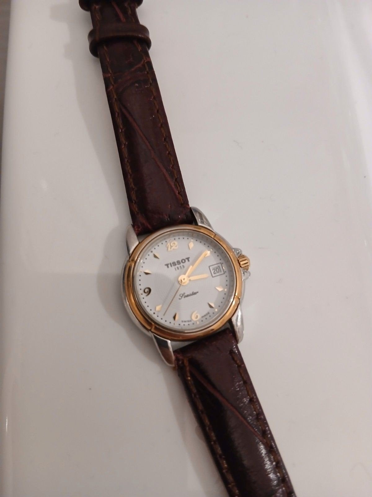 Tissot seasstar swiss made dames horloge 90€, Ophalen of Verzenden, Staal, Overige merken