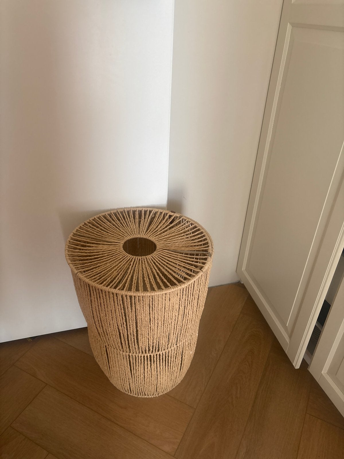 Kwantum jutte mand met deksel, Huis en Inrichting, Ophalen, Met deksel, Mand, Textiel