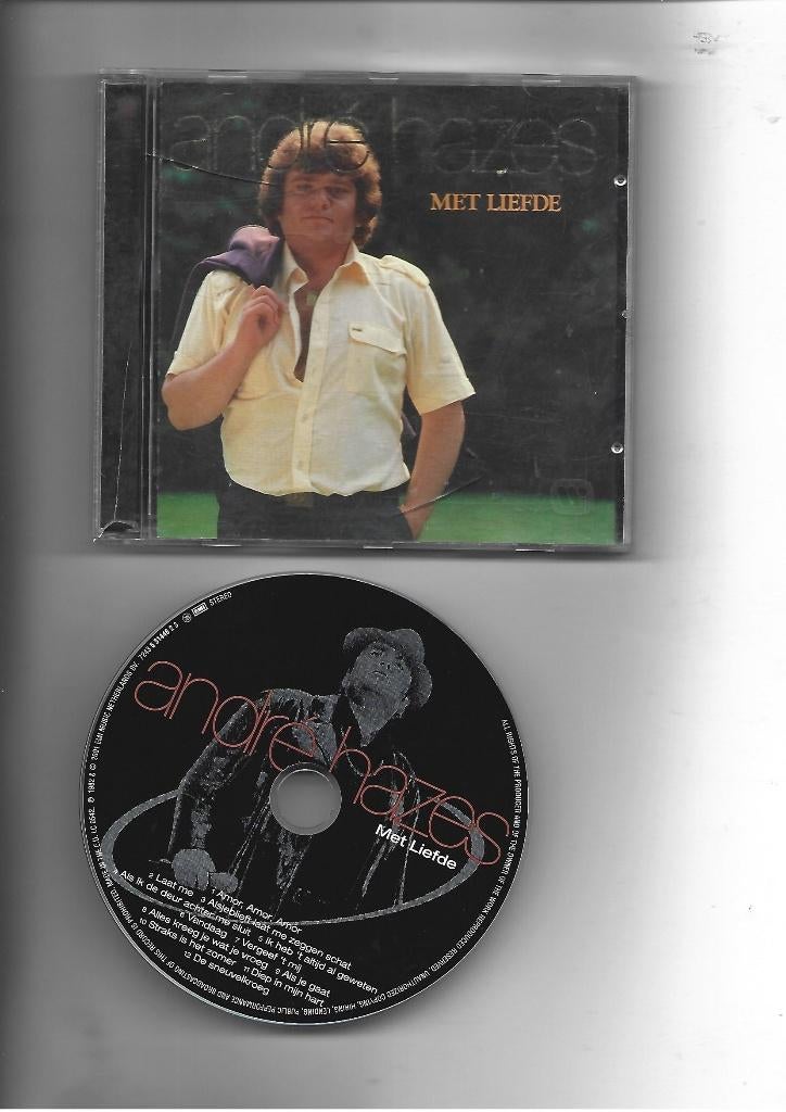 ANDRE HAZES 2 CD'S ONDER DE MENSEN -MET LIEFDE, Ophalen of Verzenden, Zo goed als nieuw, Levenslied of Smartlap