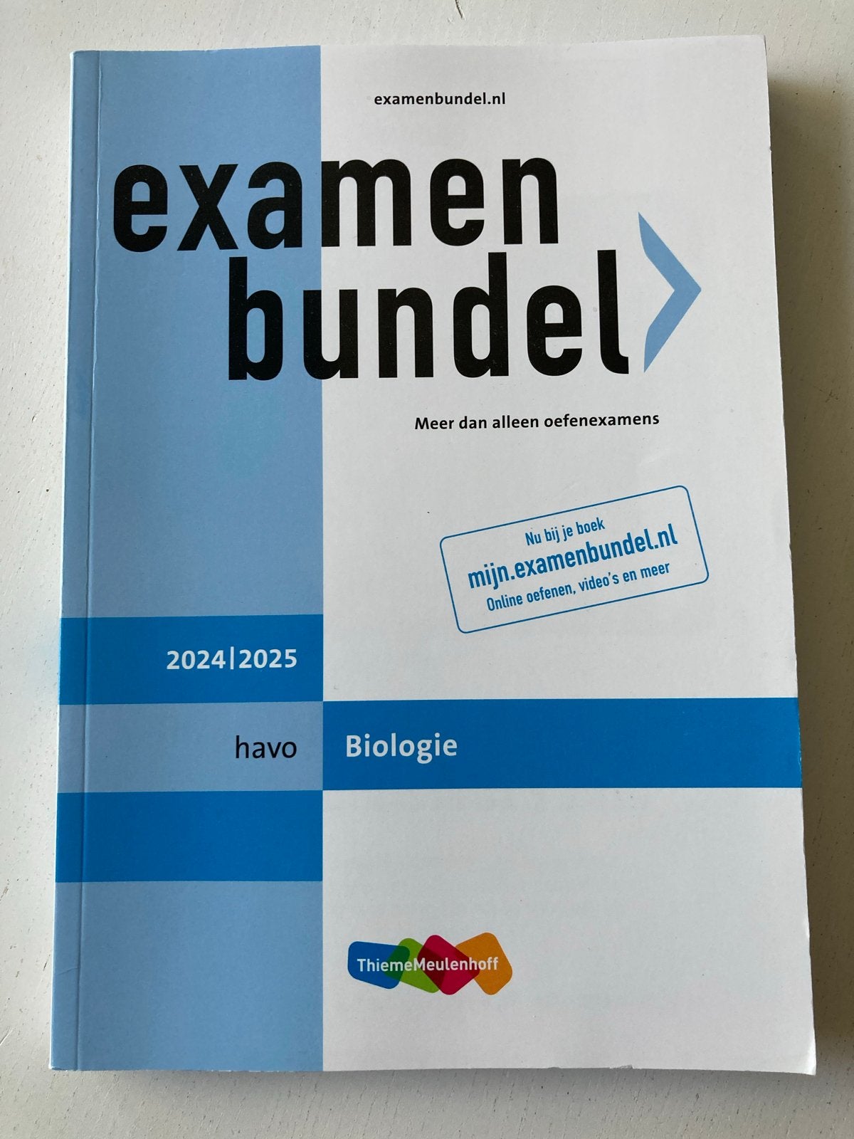 Examenbundel Biologie havo 2024/2025, Boeken, Ophalen of Verzenden, Beta, Zo goed als nieuw, Niet van toepassing