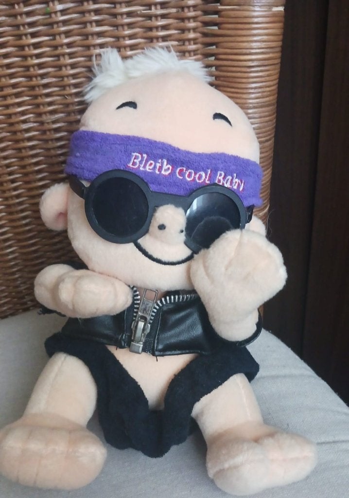 Windel Winni  cool Baby Pluche knuffel, Gebruikt, Overige typen, Ophalen of Verzenden, Middelgroot (20 tot 80 cm)