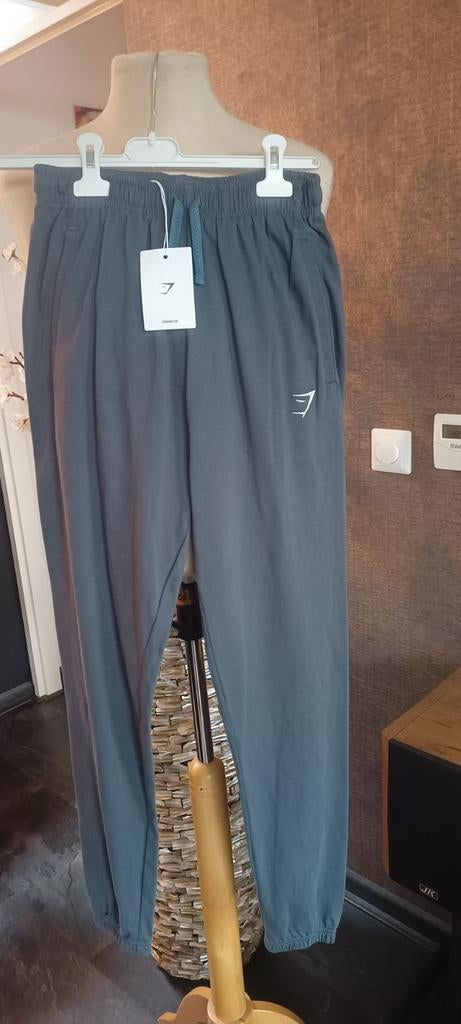Mooie antraciet grijze joggingbroek van Gymshark mt XS nieuw, Ophalen, Nieuw, Fitness of Aerobics, Maat 34 (XS) of kleiner