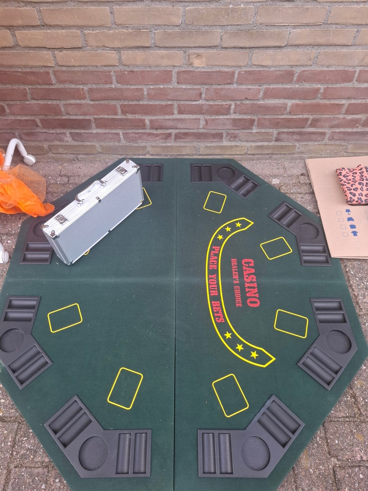 Pokertafel, Ophalen of Verzenden, Zo goed als nieuw